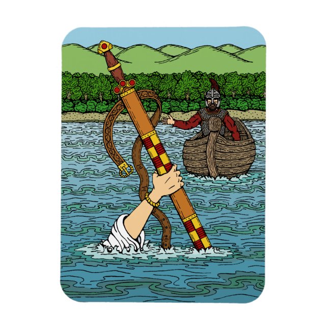 Excalibur and Arthur Magnet (Vertical)