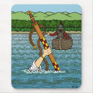 Excalibur and Arthur Mouse Pad