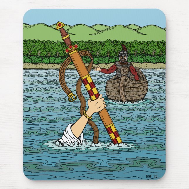 Excalibur and Arthur Mouse Pad (Front)