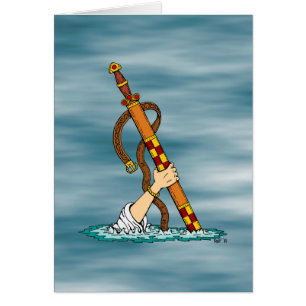 Excalibur Greeting Card