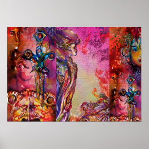 EXCALIBUR Magic and Mystery Arthurian Legends  Poster