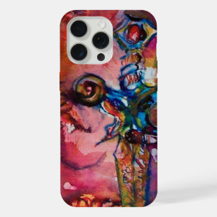 EXCALIBUR MAGIC SWORD Fuchsia Red Fantasy iPhone Case