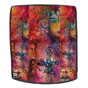 EXCALIBUR /Magic Sword Red Purple Fantasy Backpack