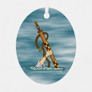 Excalibur Metal Tree Decoration