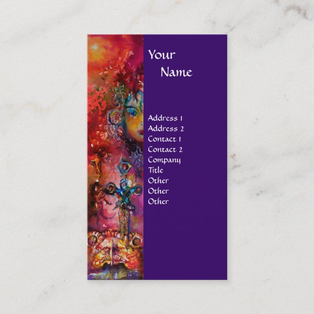 EXCALIBUR MONOGRAM BUSINESS CARD (Front)