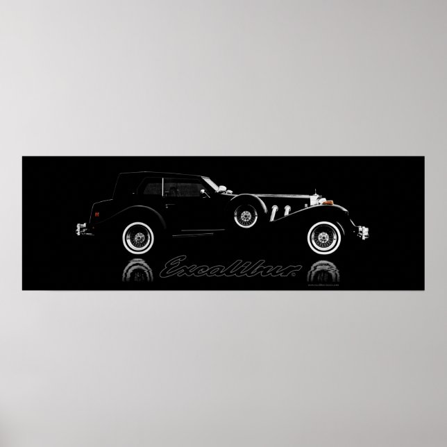 Excalibur Series IV Black Phaeton 36 x 12 Poster (Front)