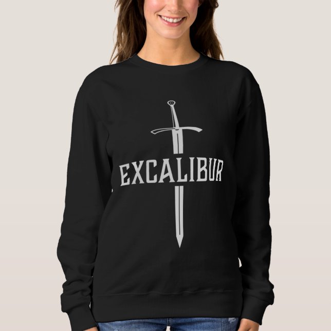 Excalibur The Legendary Sword in the Stone of King Sweatshirt (Front)