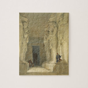Excavated Temple of Gysha, Nubia, from "Egypt and Jigsaw Puzzle