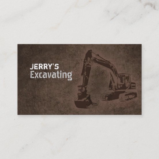 Excavation Business Cards | Zazzle AU