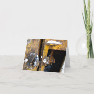 Excavation business thank you cards excavating art