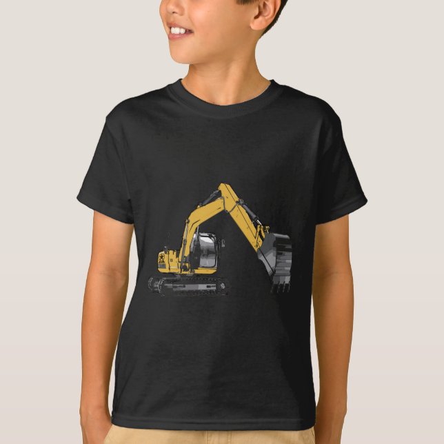 Excavator #1 by Fameland T-Shirt (Front)