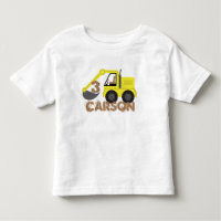 Excavator Construction Dirt Birthday