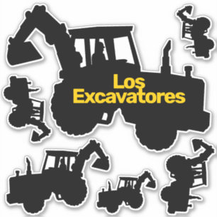 Excavator Icon Set