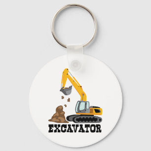 Excavator Key Ring