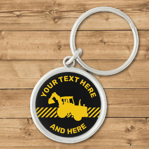Excavator Key Ring