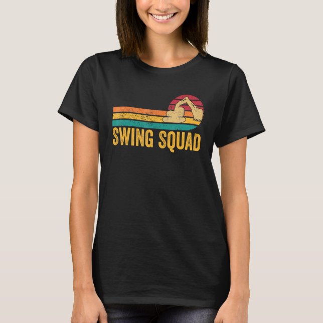 Excavator Operator HEO Swing Squad T-Shirt (Front)