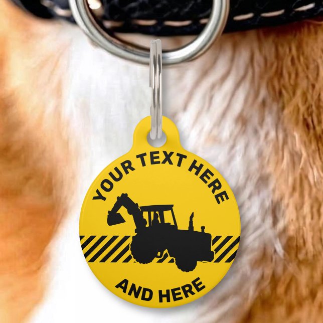 Excavator Pet Tag (Creator Uploaded)
