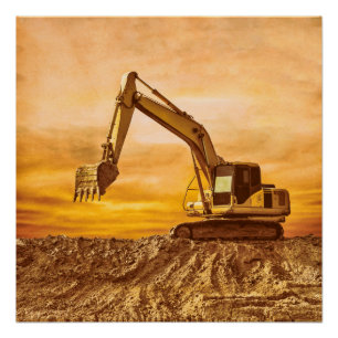 Excavator Poster