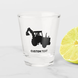 Excavator Shot Glass