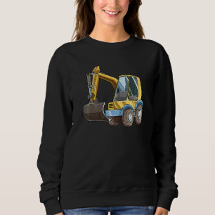 Excavator Site Manager Construction Site Sweatshirt