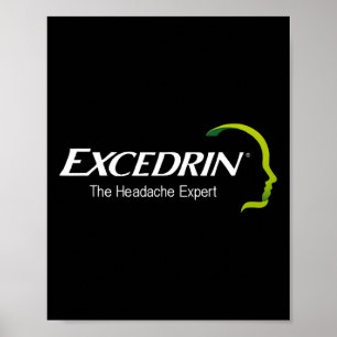 Excedrin Funny Group Nurse Pharmacy Halloween Cost Poster