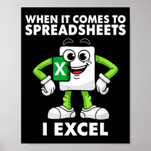 Excel Coworker Birthday Employee Farewell Goodbye  Poster