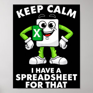 Excel Coworker Employee Farewell Goodbye Birthday Poster