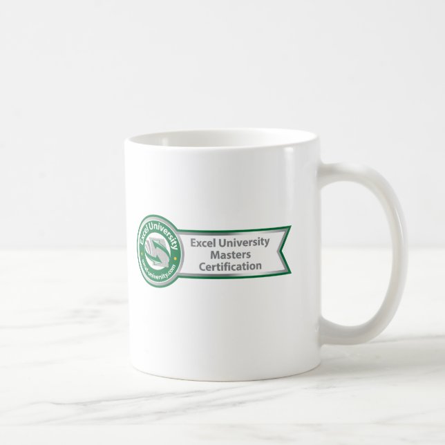 Excel University Masters Certification Mug (Right)