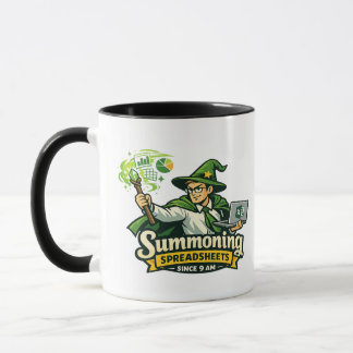 Excel Wizard Funny Office Coffee Mug | Summoning S