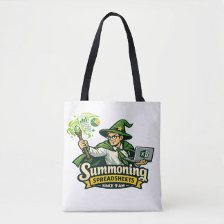 Excel Wizard Funny Office Tote Bag | Corporate Hum