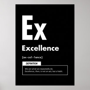 Excellence - Element Of Success - Motivational Poster