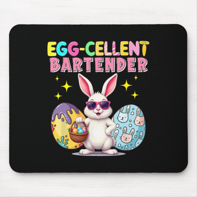 Excellent Byrtender Easter Bunny Sungles Hunting E Mouse Pad (Front)