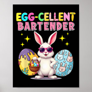 Excellent Byrtender Easter Bunny Sungles Hunting E Poster
