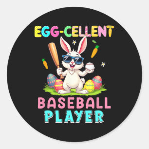 Excellent Bysebyll Player Easter Costume Hunting E Classic Round Sticker