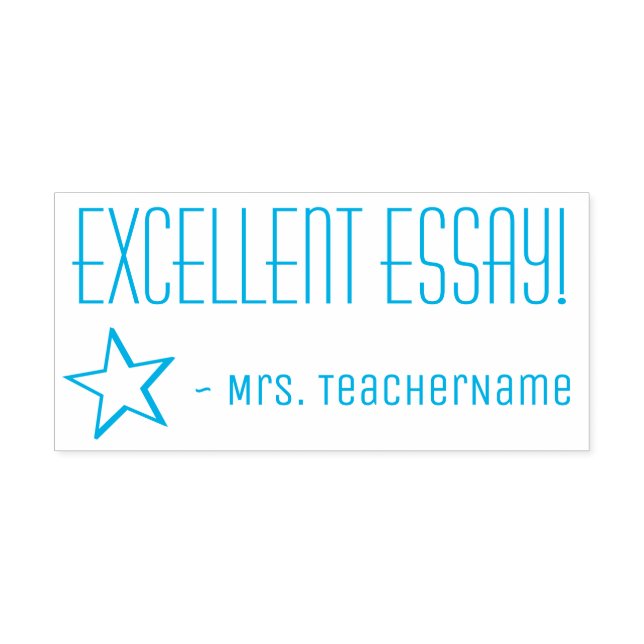 "EXCELLENT ESSAY!" Marking Rubber Stamp (Design)