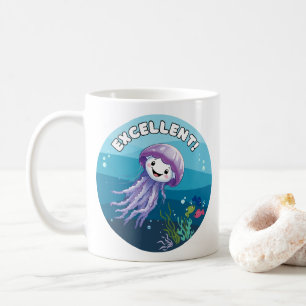 Excellent !, Jelly Fish Coffee Mug