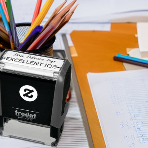 Excellent Job Personalised Teachers Self-inking Stamp