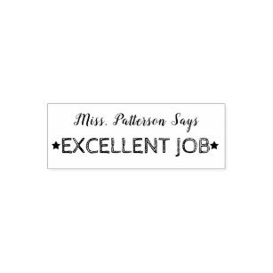 Excellent Job | Personalized Teachers Self-inking Stamp