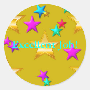 Excellent Job Reward Sticker