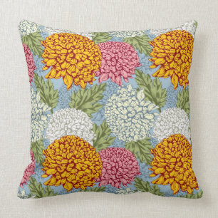 Excellent pattern with chrysanthemums cushion