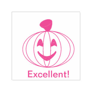 Excellent Pumpkin Self-inking Stamp