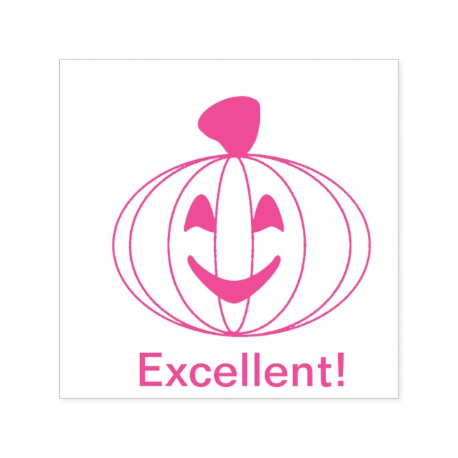 Excellent Pumpkin Self-inking Stamp (Design)