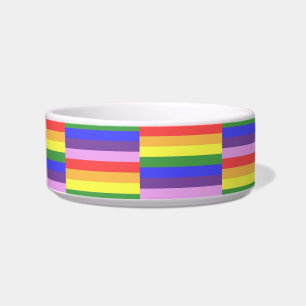 Excellent quality Rainbow Stripe Bright Colours Bowl