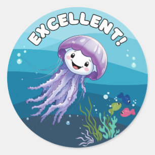 Excellent Sticker, Jelly Fish Stickers