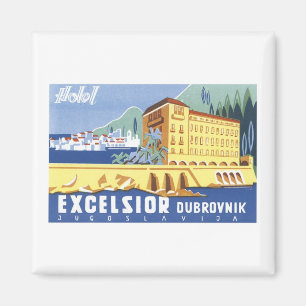 Excelsior Dubrovnik Travel Poster Magnet