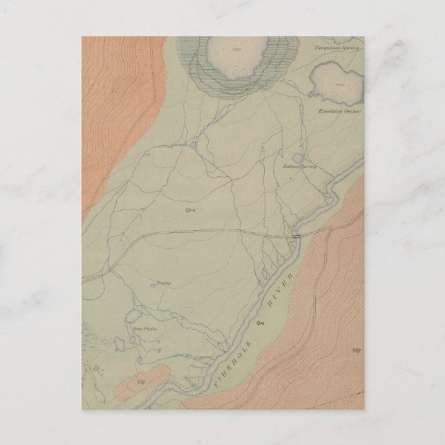 Excelsior Geyser Basin Postcard (Front)
