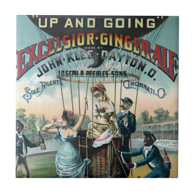 Excelsior Ginger Ale Ceramic Tile (Front)