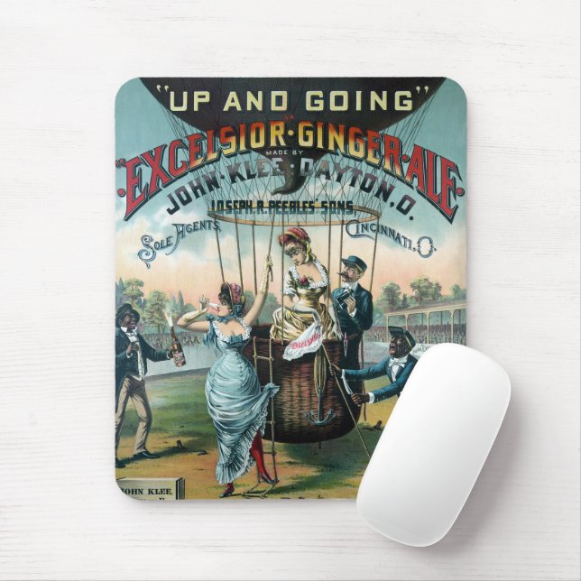 Excelsior Ginger Ale Mouse Pad (With Mouse)