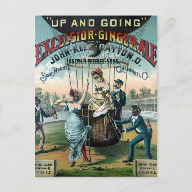 Excelsior Ginger Ale Postcard (Front)