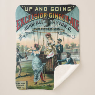 Excelsior Ginger Ale Sherpa Blanket